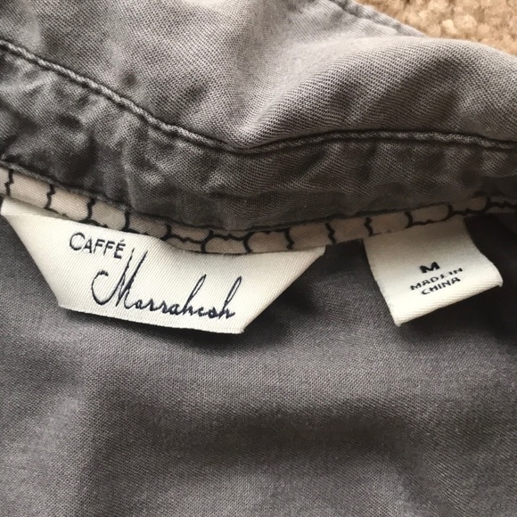 Cafe Marrakech- Button Up Tunic - Picture 2 of 3